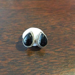 Black Agate Earrings